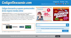 Desktop Screenshot of codigosdescuento.com