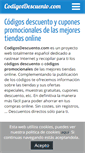 Mobile Screenshot of codigosdescuento.com